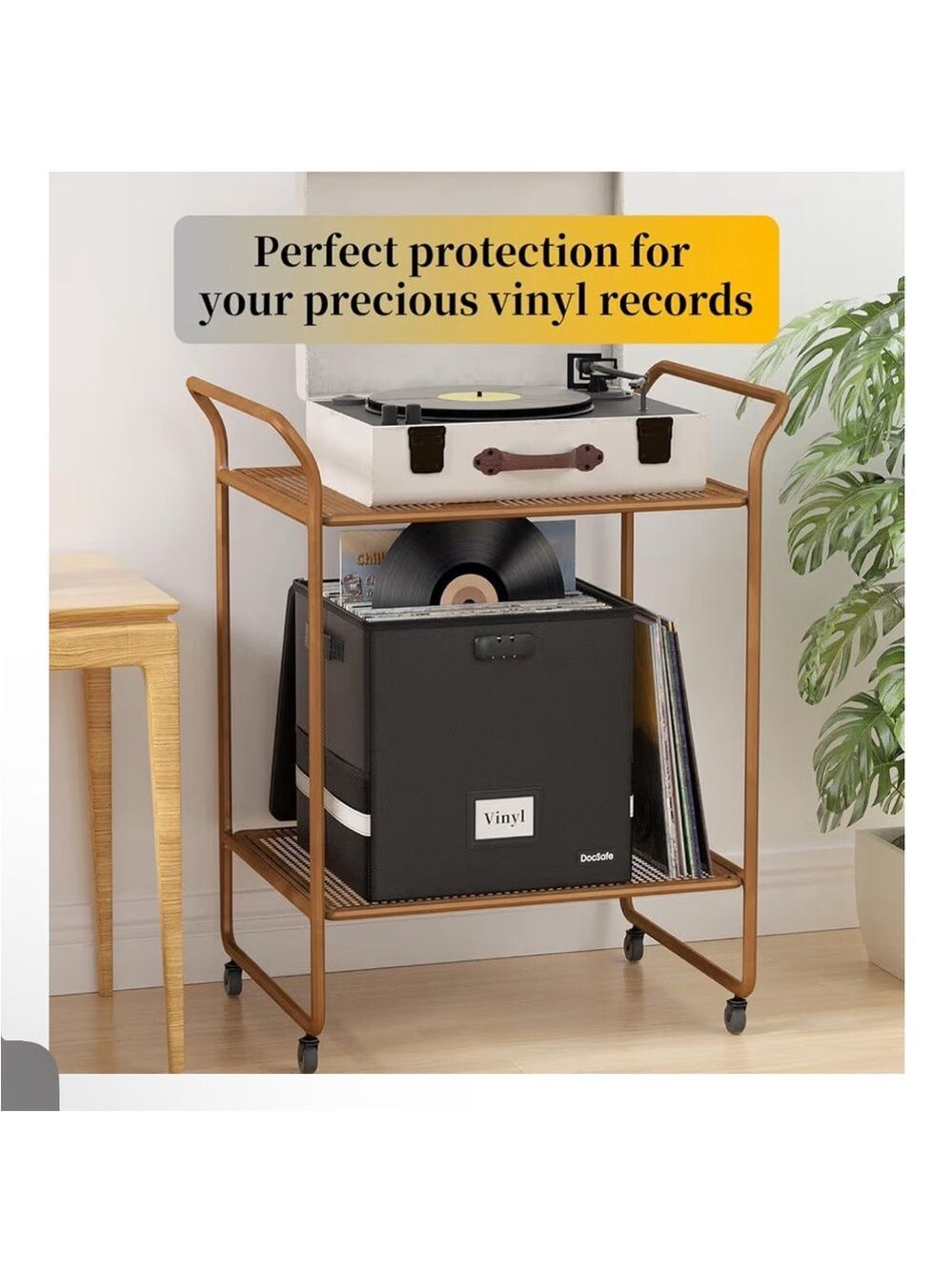 DocSafe Vinyl Record Storage Box fireproof and water resistant - Picture 6 of 6